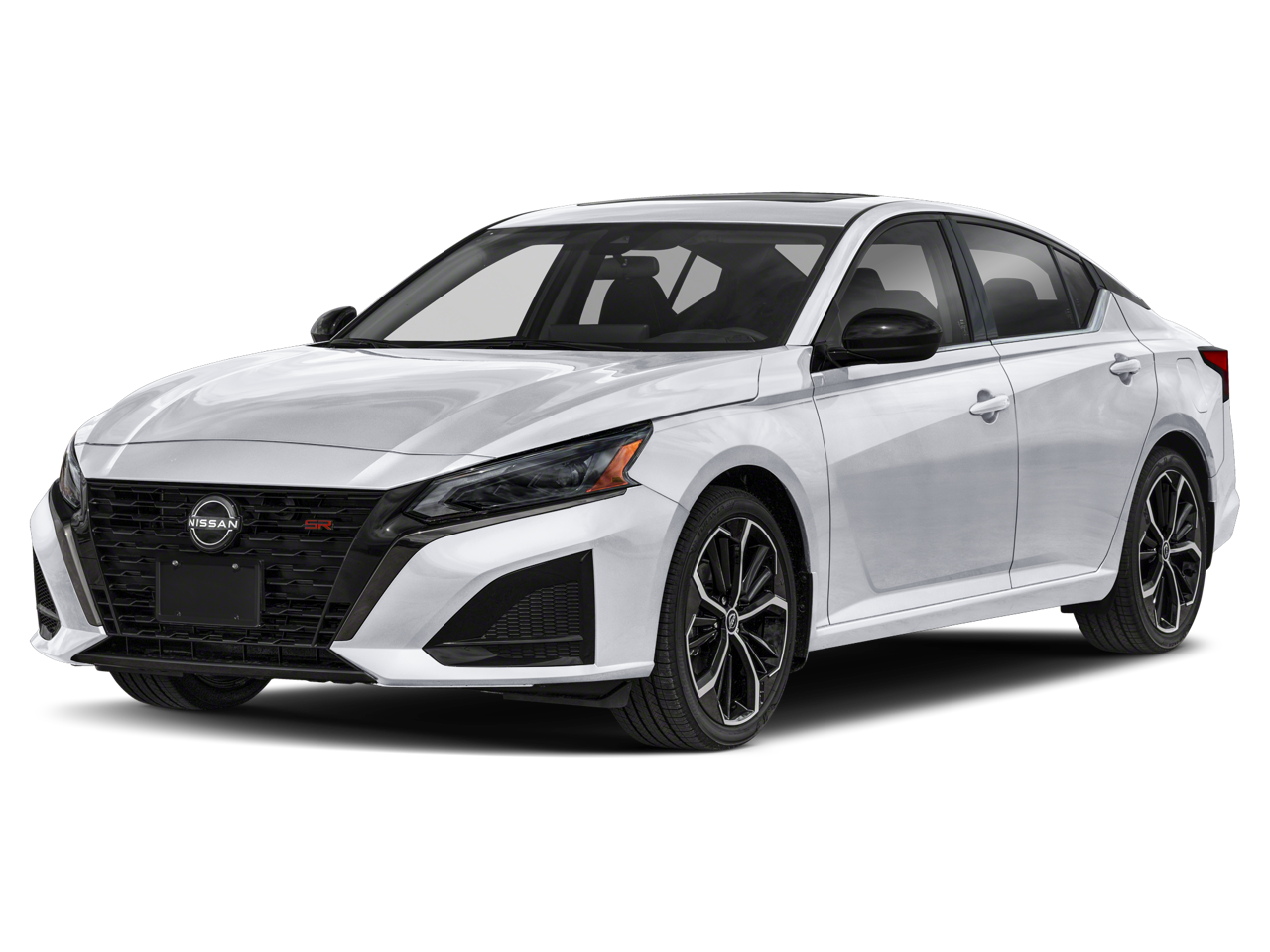 2026 Nissan Altima SR in Gray Sky/Super Black — front three-quarter view
