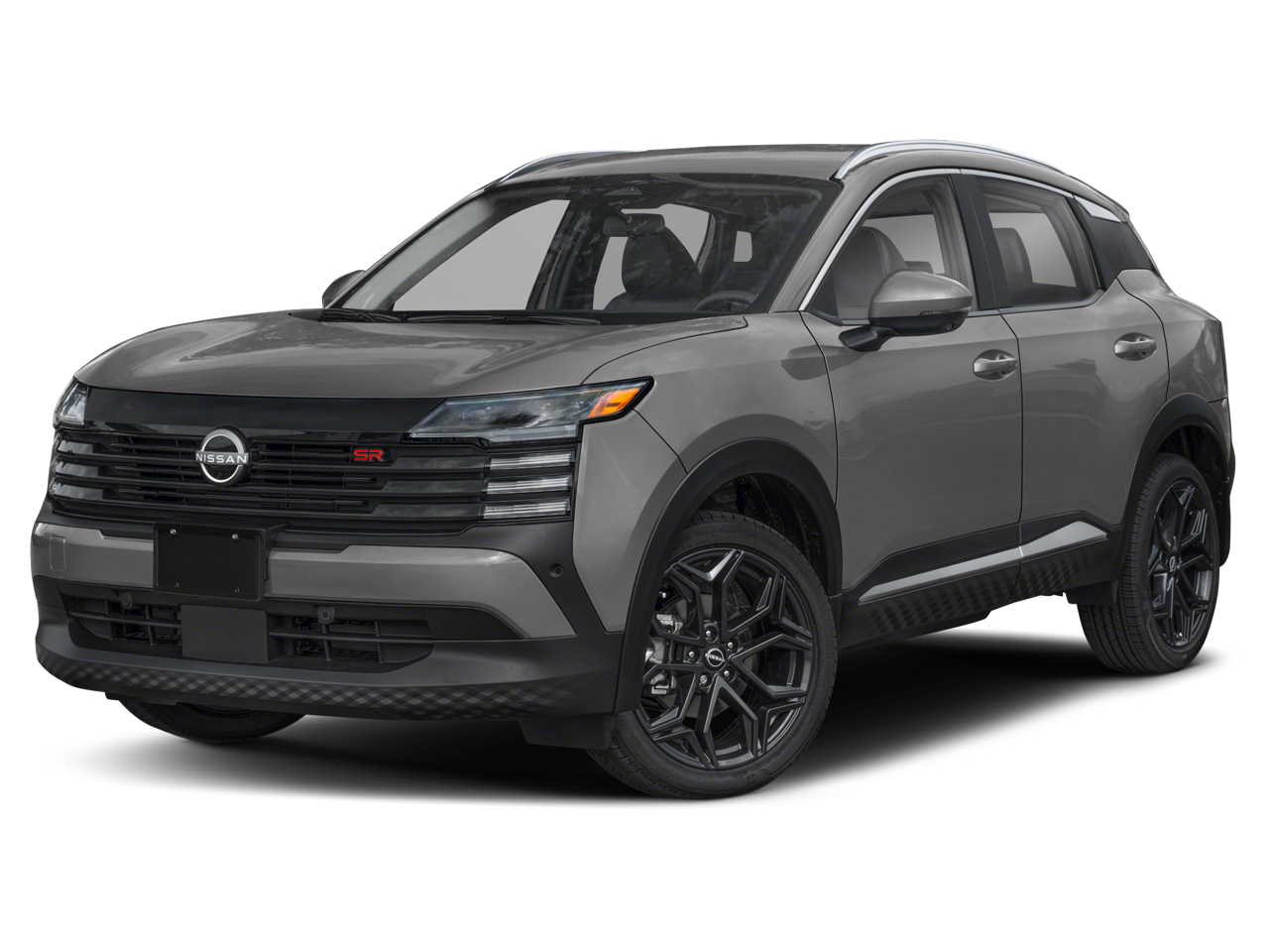 2026 Nissan Kicks SR in Arctic Ice Blue/Black — front three-quarter view