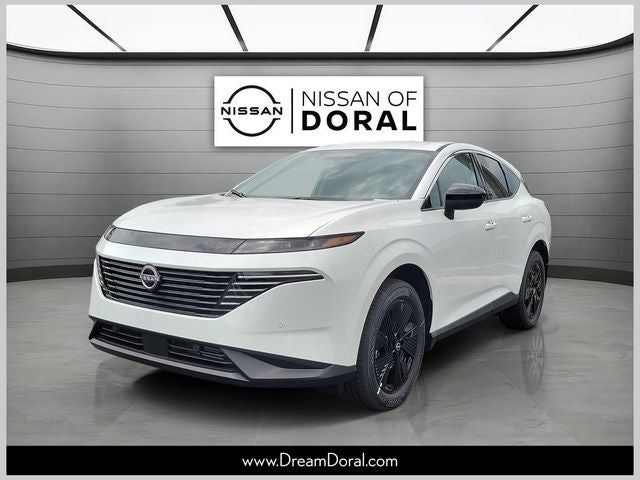 2026 Nissan Murano SV in Everest White Pearl Tricoat — front three-quarter view