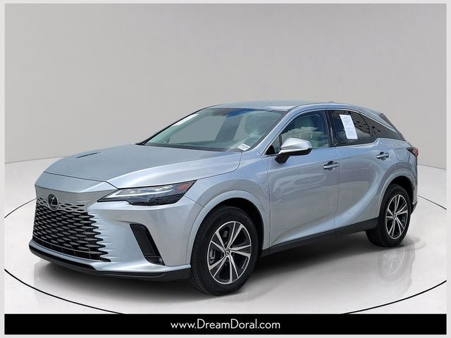 2024 Lexus RX 350 in Iridium — front three-quarter view