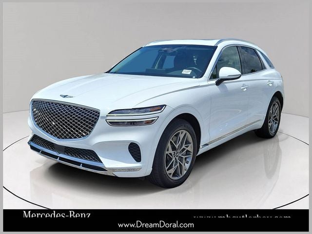 2024 Genesis GV70 2.5T in Alta White — front three-quarter view